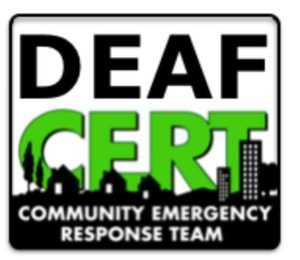 Deaf CERT logo
